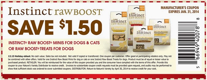 instinct food coupon